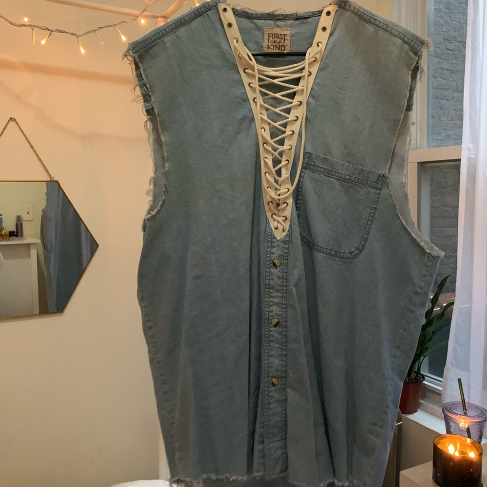 LF Denim Tie Tunic